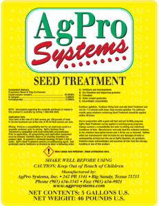 Product Label AgPro Systems Seed Boost Seed Treatment