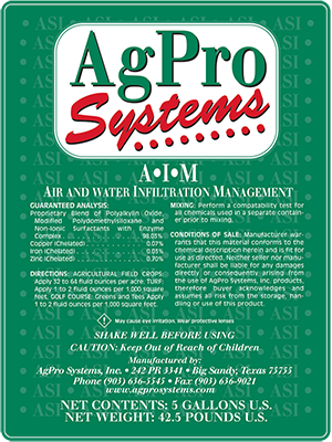 Small Product Label AgPro Systems AIM Soil Stimulant